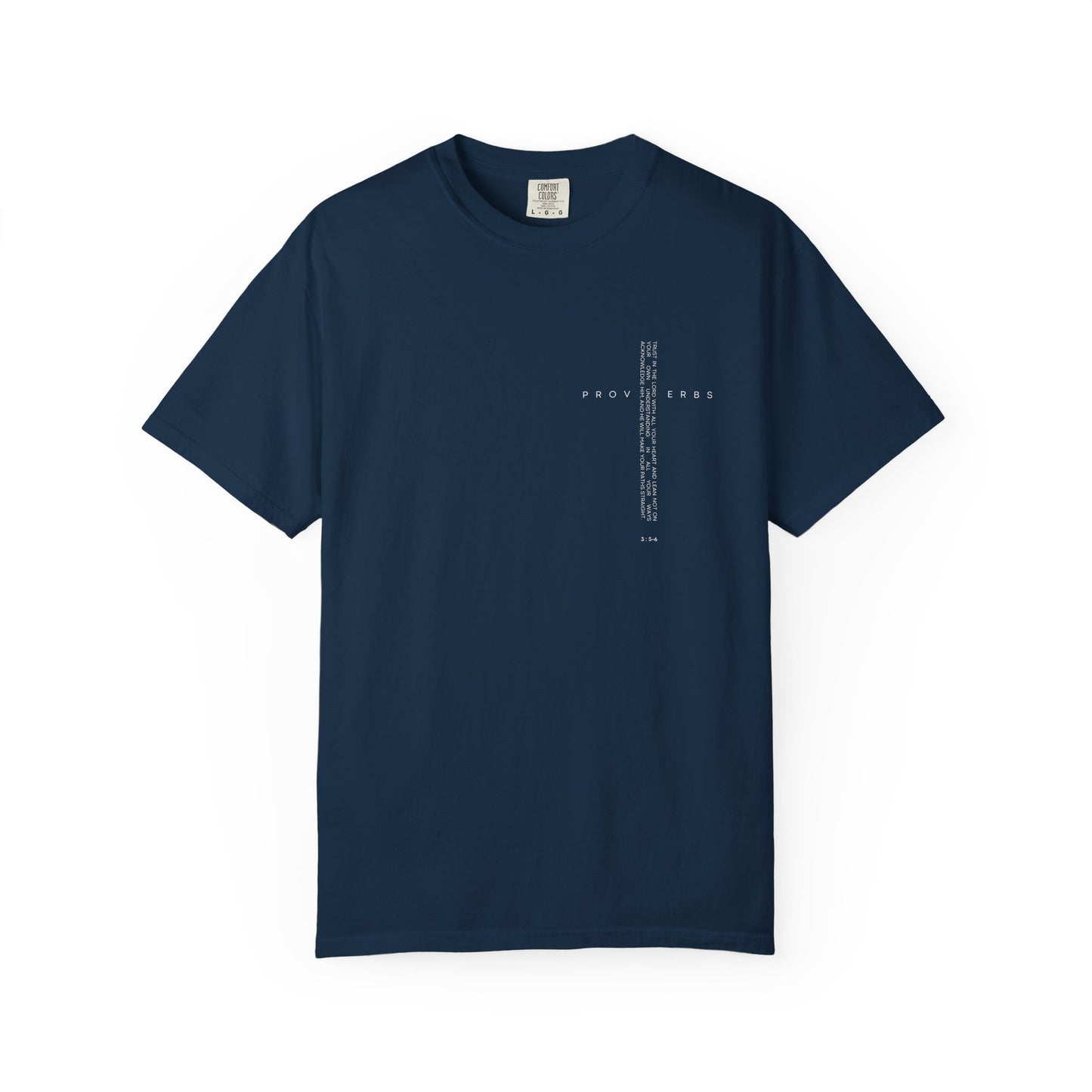 “Proverbs 3:5-6” Short Sleeve Tee