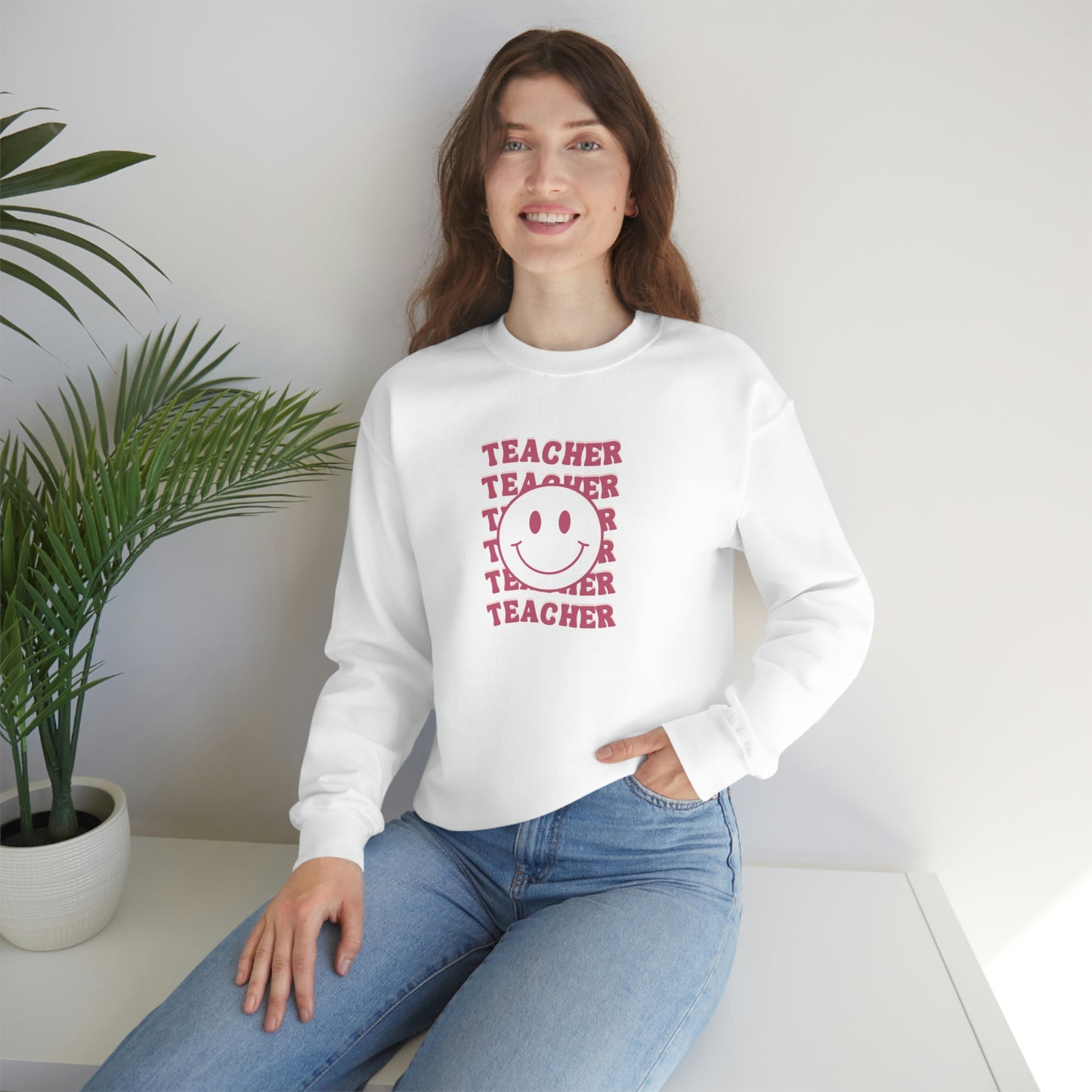 "TEACHER" Crewneck Sweatshirt