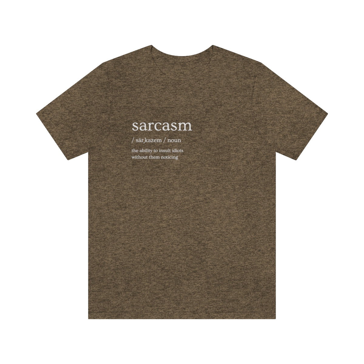 "Sarcasm Definition" Short Sleeve Tee