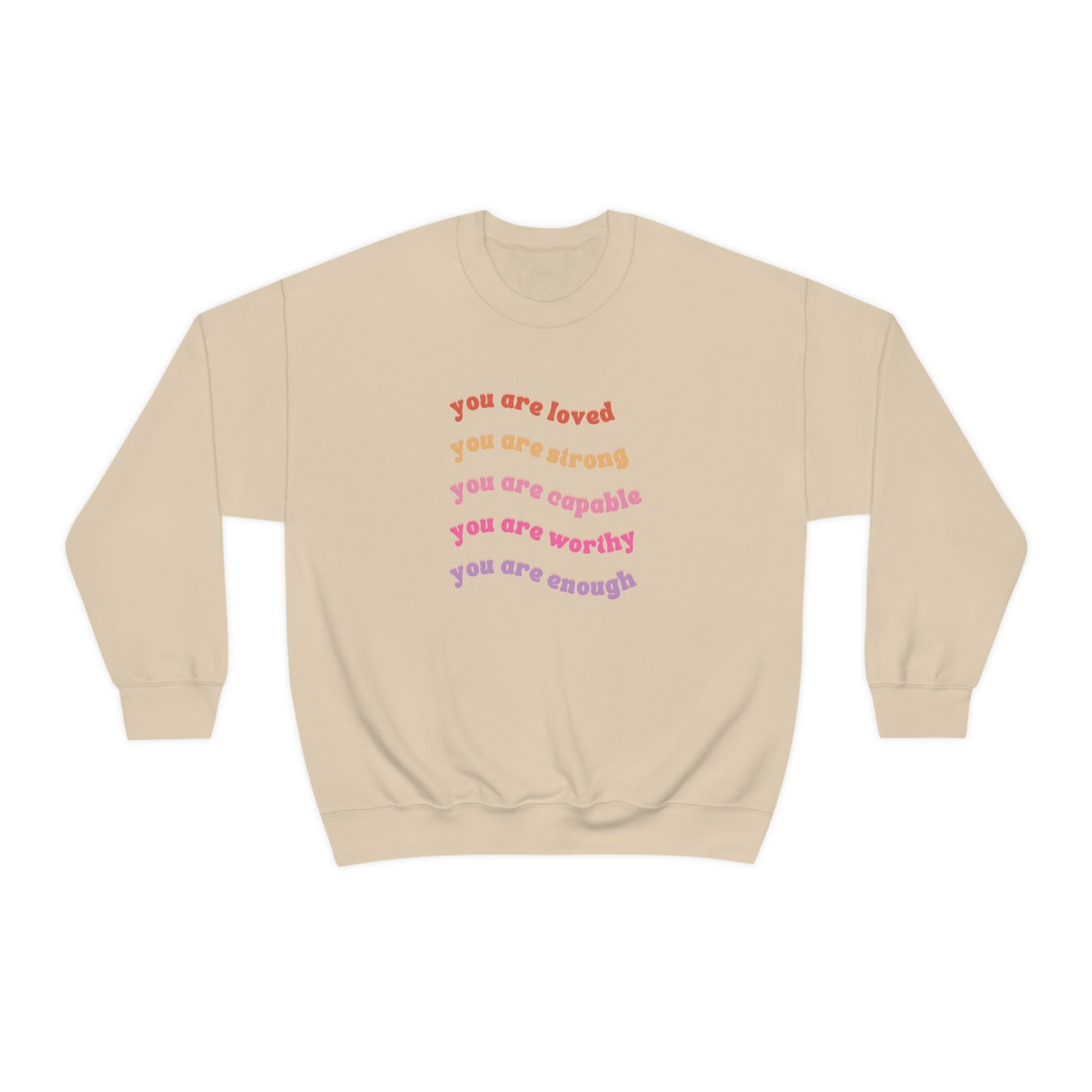 "You are enough" Crewneck Sweatshirt