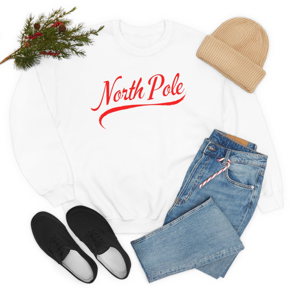 "North Pole Toy Company" Crewneck Sweatshirt