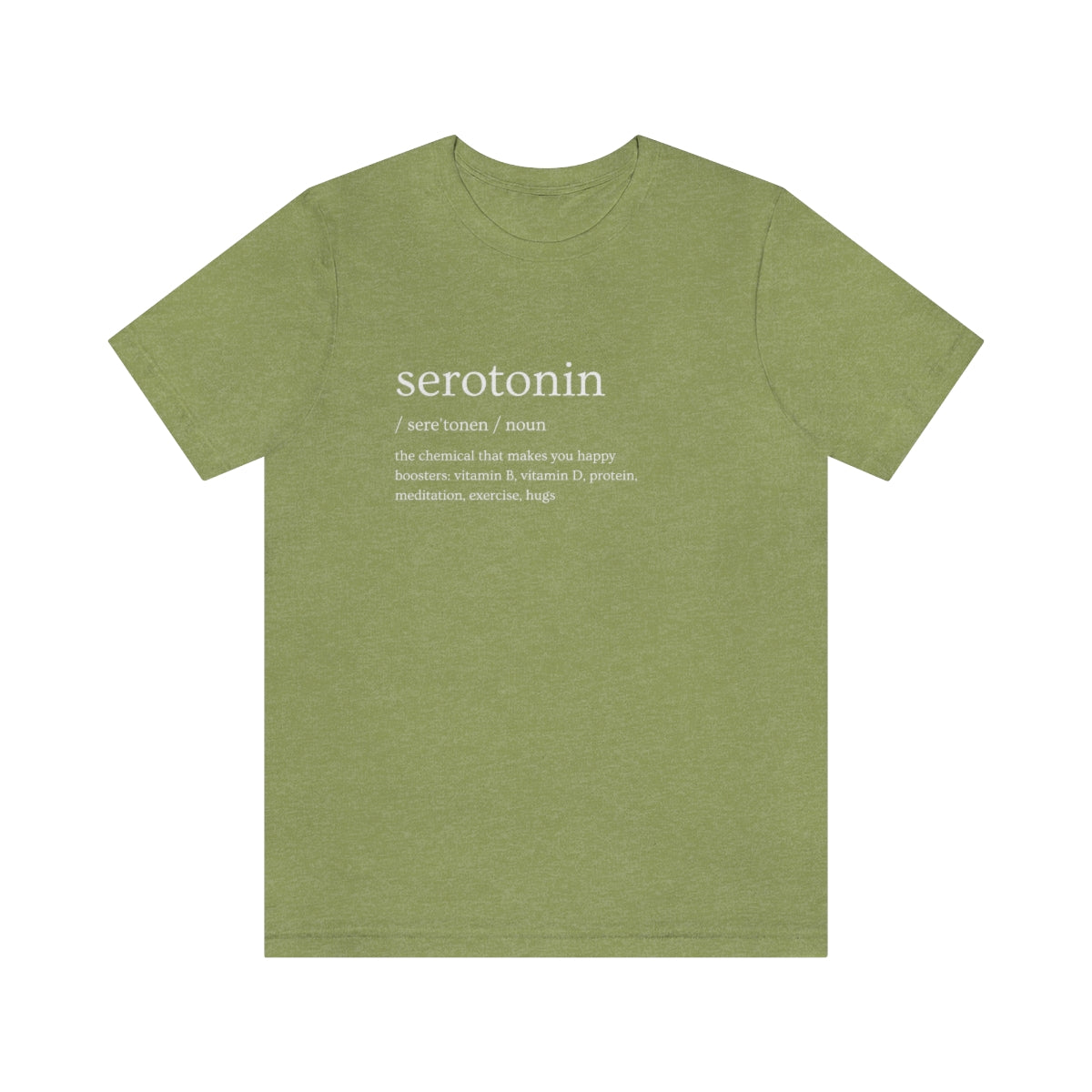 "Serotonin Definition" Short Sleeve Tee