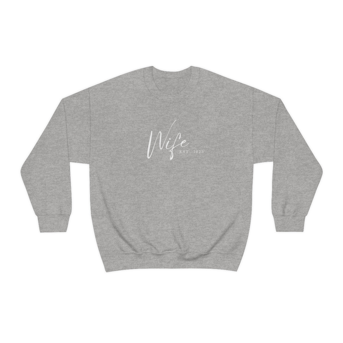 "Wife Est 2023" Crewneck Sweatshirt