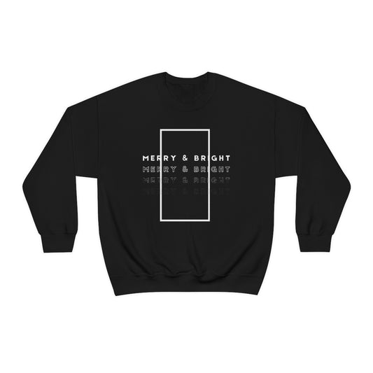 "Merry & Bright" Crewneck Sweatshirt