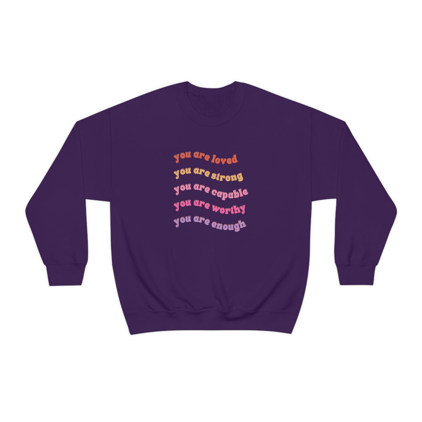 "You are enough" Crewneck Sweatshirt