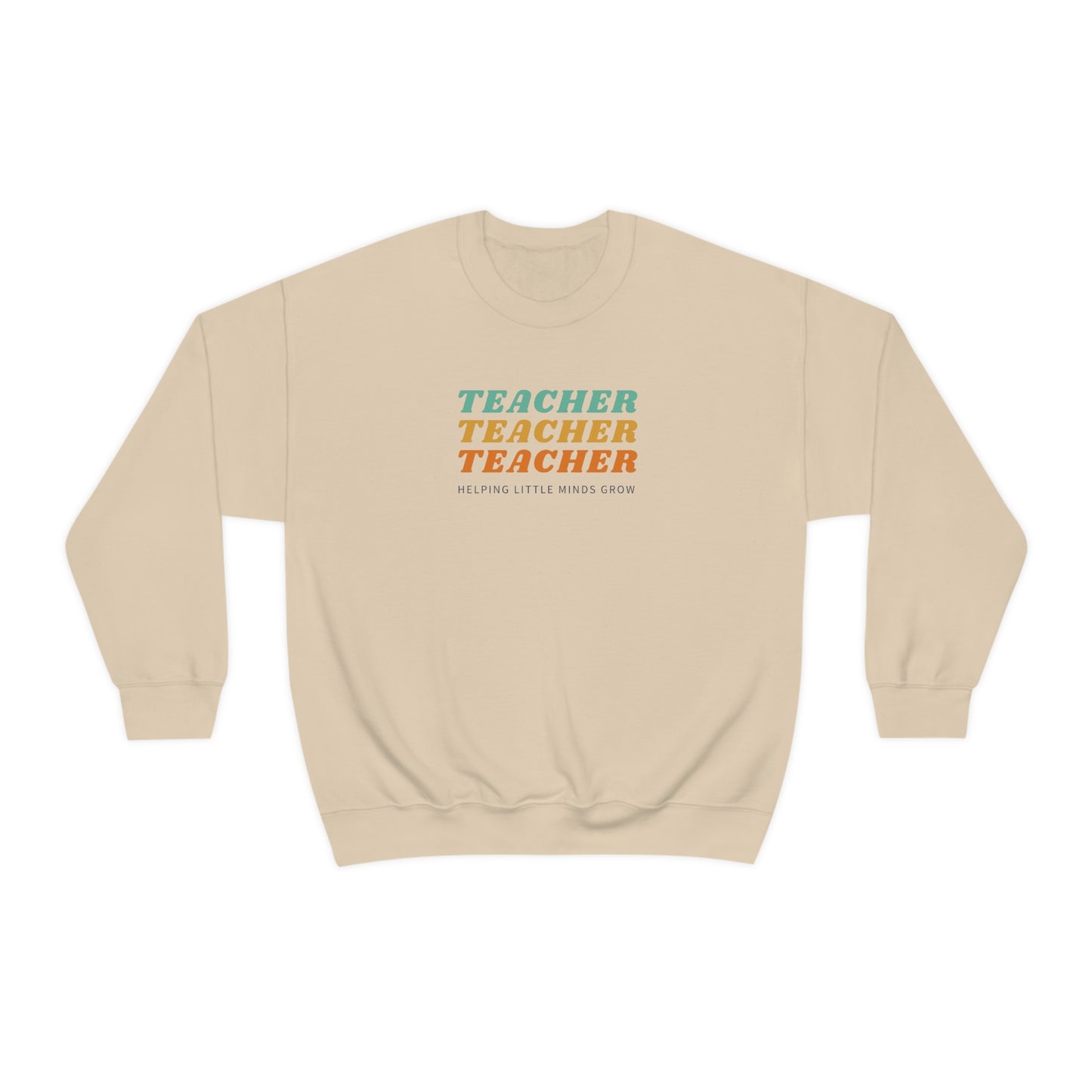 "Teacher (helping little minds grow)" Crewneck Sweatshirt