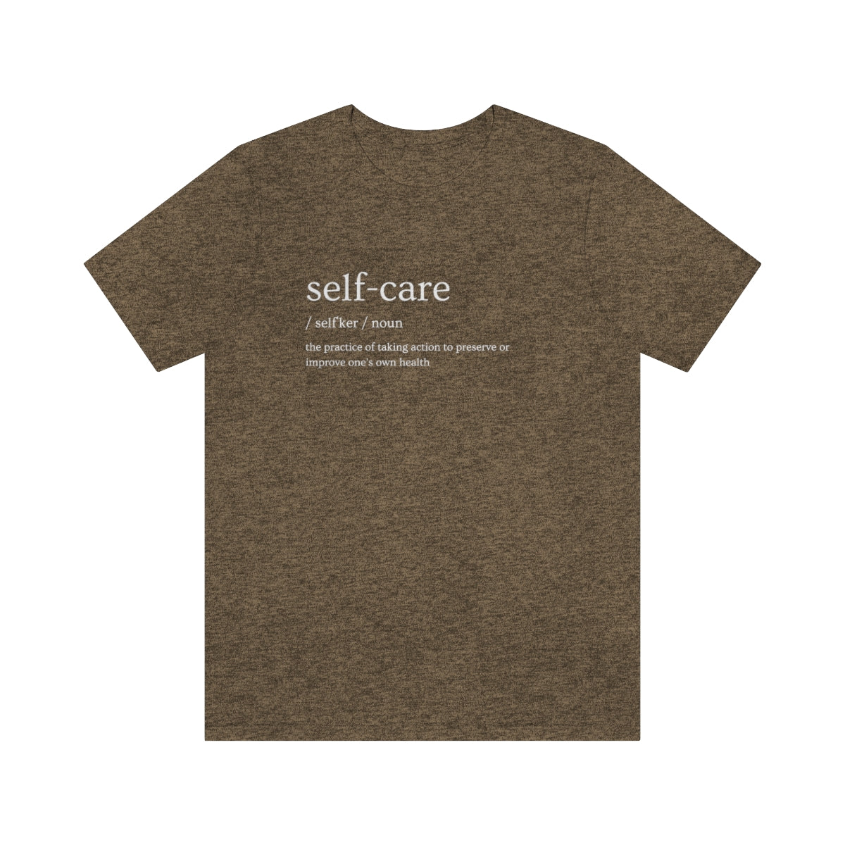 "Self Care Definition" Short Sleeve Tee