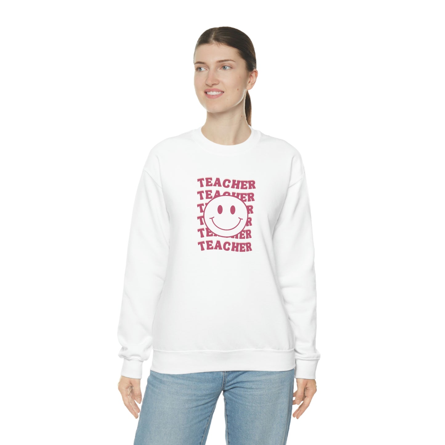 "TEACHER" Crewneck Sweatshirt