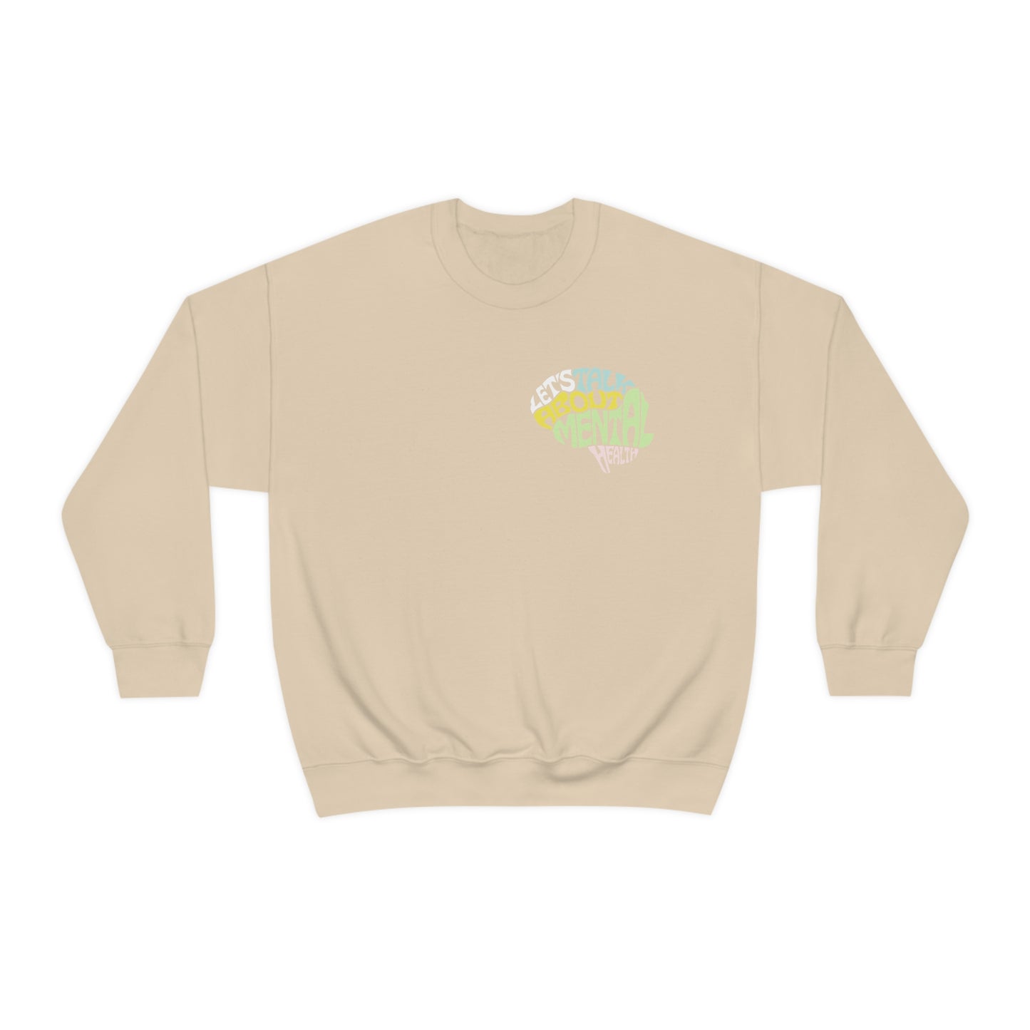 "Let's talk about mental health" Crewneck Sweatshirt